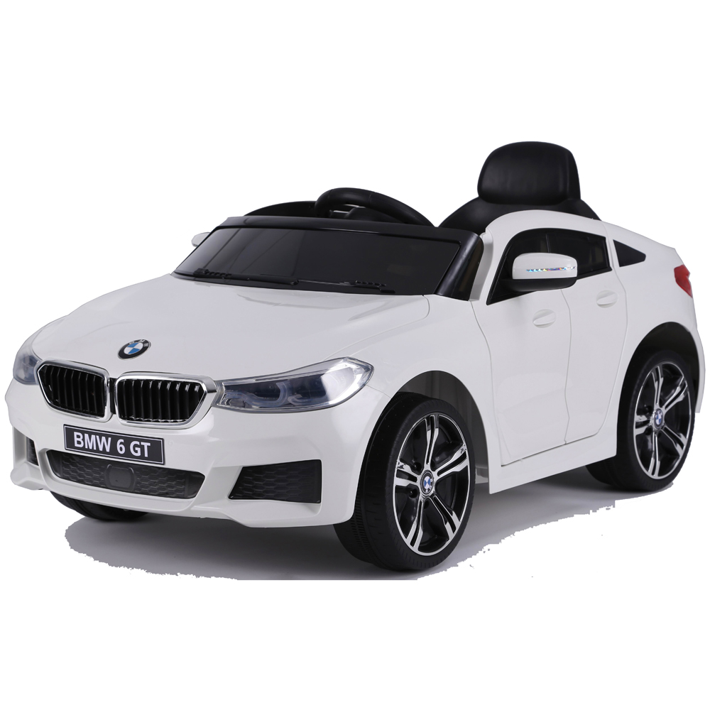 Kinderauto elektrisch 12V BMW X6 in weiß Kinderfahrzeug für draußen